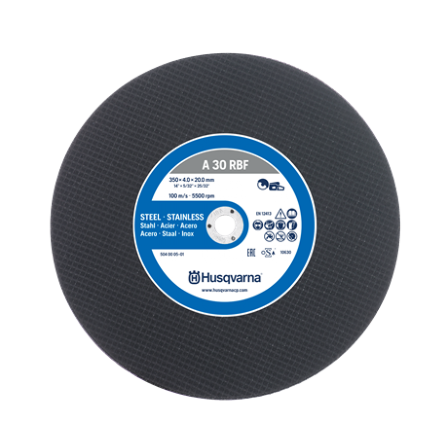 HUSQVARNA DISCO ABRASIVO CORTE INOX 350 MM HUSQVARNA DISCO ABRASIVO CORTE INOX 350 MM