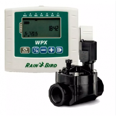 RAIN BIRD PROGRAMADOR + 1 ELECTROVALVULA  WPX1 9 V