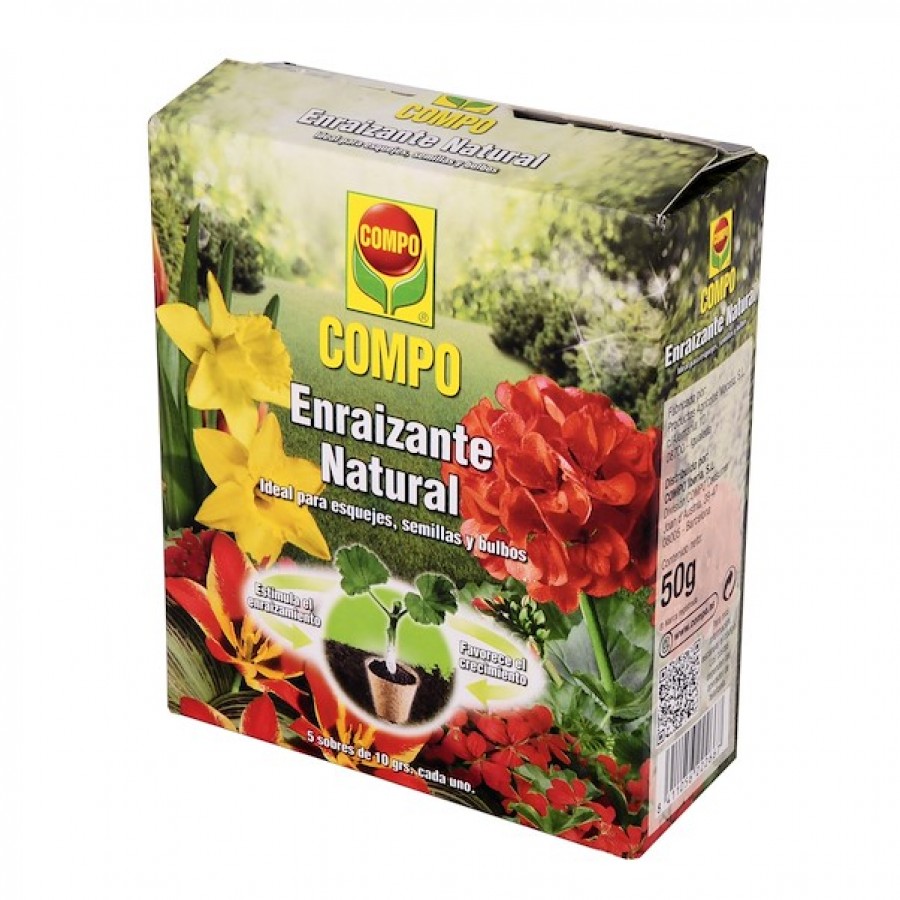 COMPO ENRAIZANTE NATURAL ( 5 SAQUETAS X 10GRS) COMPO ENRAIZANTE NATURAL ( 5 SAQUETAS X 10GRS)