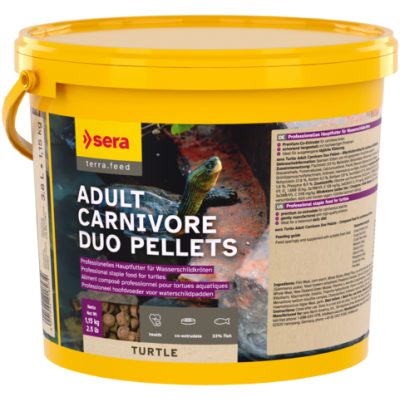SERA TURTLE ADULT CARNIVOR DUO - 3800 ML