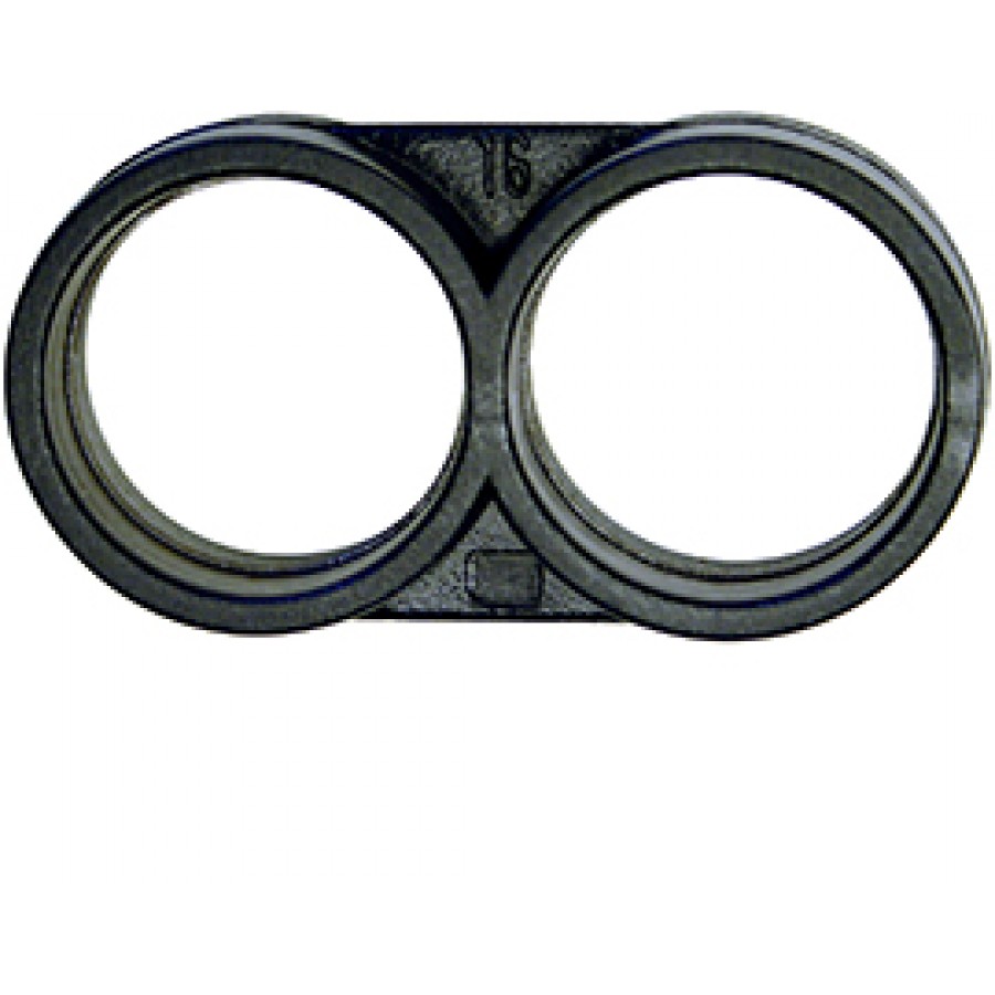 RAIN BIRD ARGOLA DUPLA PARA FIM DE LINHA P/TUBO 16MM