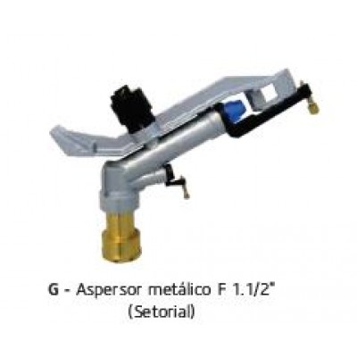 RAIN BIRD ASPERSOR METALICO SECTORIAL F 1.1/2"
