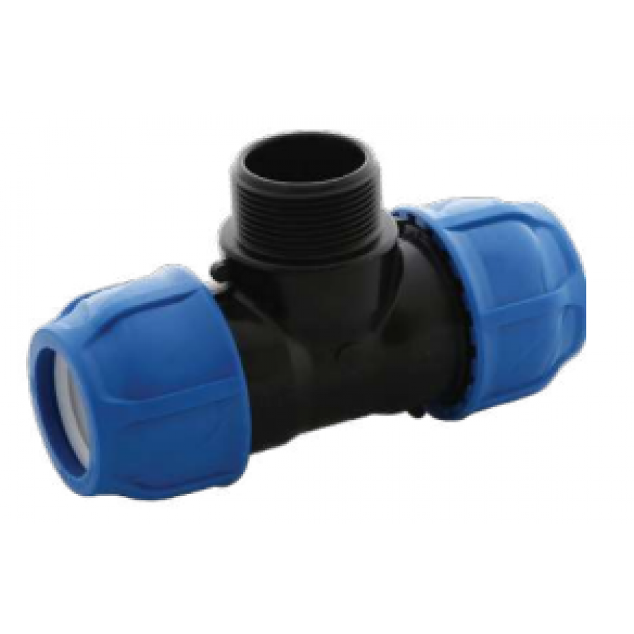 RAIN BIRD TÊ ROSCA MACHO 25 X 3/4" X 25 RAIN BIRD TÊ ROSCA MACHO 25 X 3/4" X 25