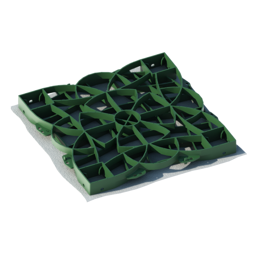 BOSK GEOGRELHA WAVE & FLOWER VERDE BOSK GEOGRELHA WAVE & FLOWER VERDE