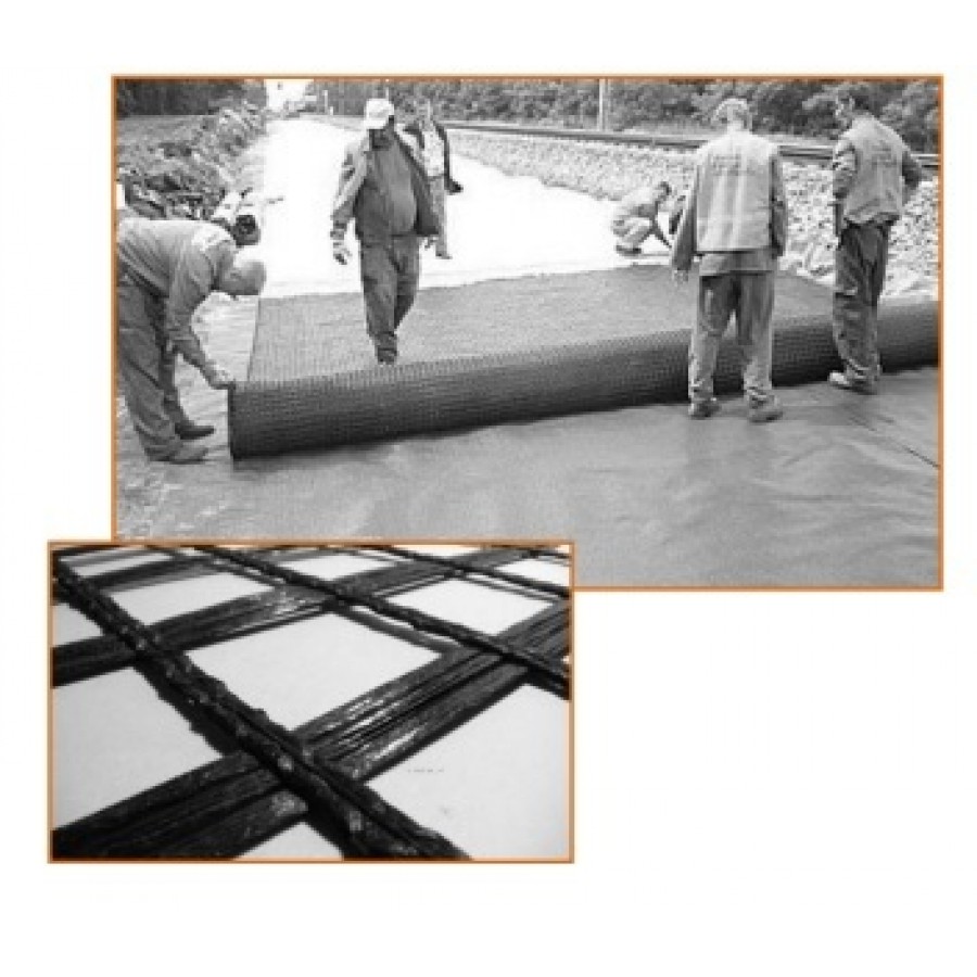 GEOGRID - ARMATEX G 55/55 - 520M2 GEOGRID - ARMATEX G 55/55 - 520M2