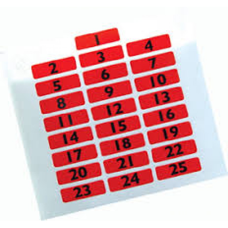 AUTOCOLANTES NUMERADOS P/ANILHAS (1-50) AUTOCOLANTES NUMERADOS P/ANILHAS (1-50)