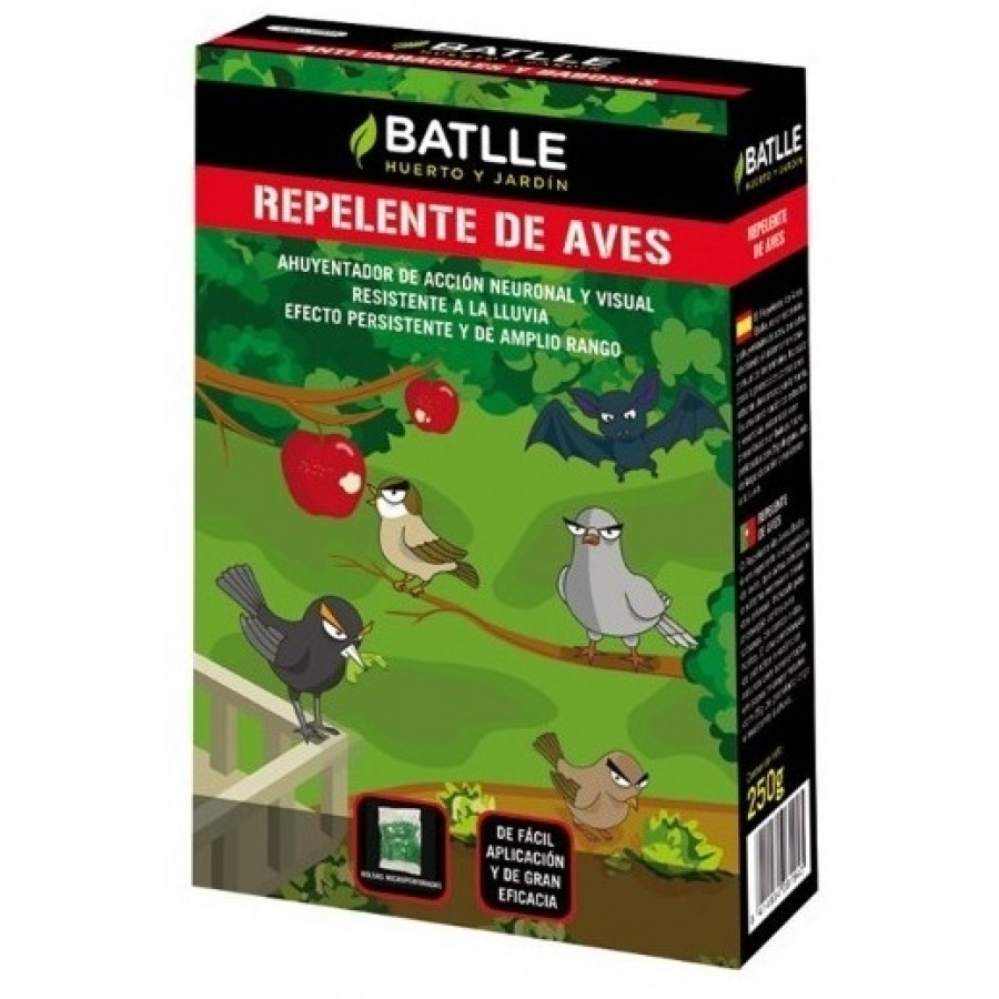 BATLLE REPELENTE DE AVES 100 GR BATLLE REPELENTE DE AVES 100 GR