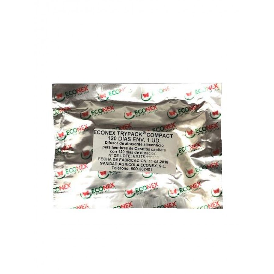 ECONEX ATRAENTE TRYPACK COMPACT SERATITIS CAPITATA ( MOSCA DA FRUTA ) ECONEX ATRAENTE TRYPACK COMPACT SERATITIS CAPITATA ( MOSCA DA FRUTA )