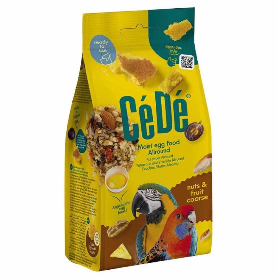 CEDE PAPA OVO COM NOZES E FRUTAS PREMIUM TODO TIPO DE AVES - 200GR CEDE PAPA OVO COM NOZES E FRUTAS PREMIUM TODO TIPO DE AVES - 200GR