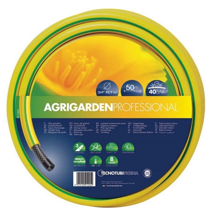 MANGUEIRA AGRIGARDEN PROFESSIONAL 3/4'' - 50M