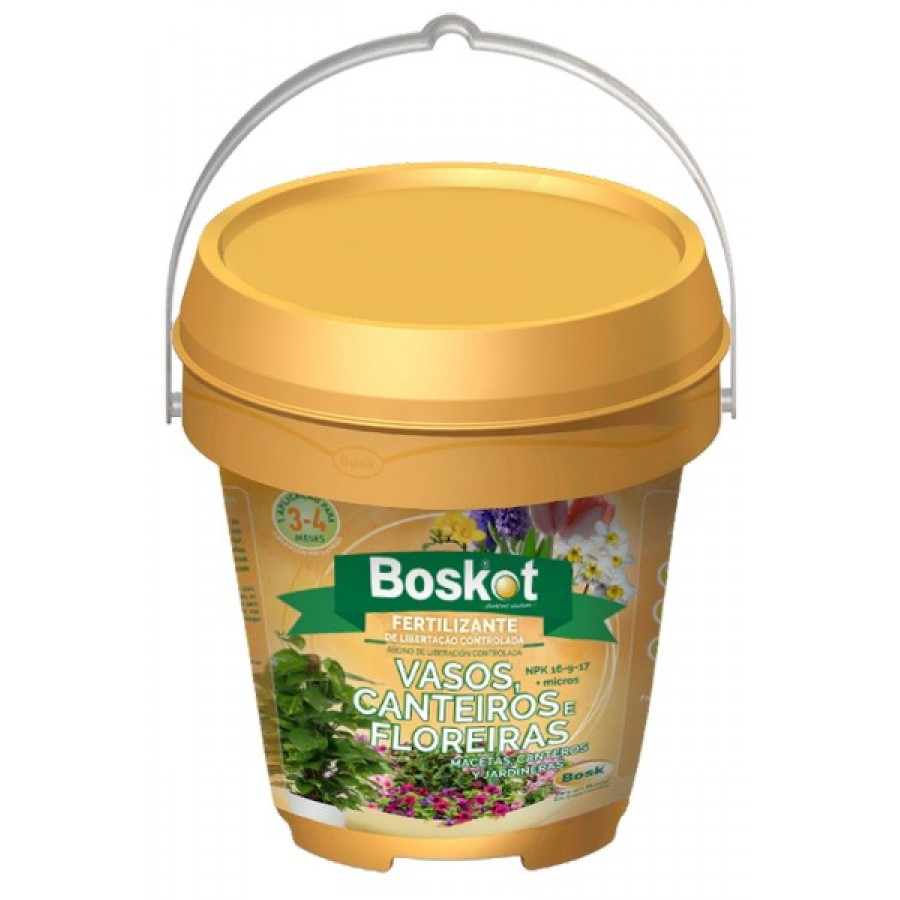 ADUBO BOSKOT CANTEIROS E FLOREIRAS - 1KG ADUBO BOSKOT CANTEIROS E FLOREIRAS - 1KG