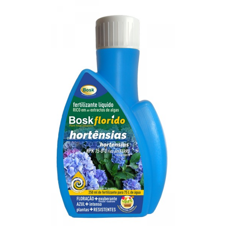 ADUBO BOSKFLORIDO HORTENSIAS AZUL -250ML ADUBO BOSKFLORIDO HORTENSIAS AZUL -250ML