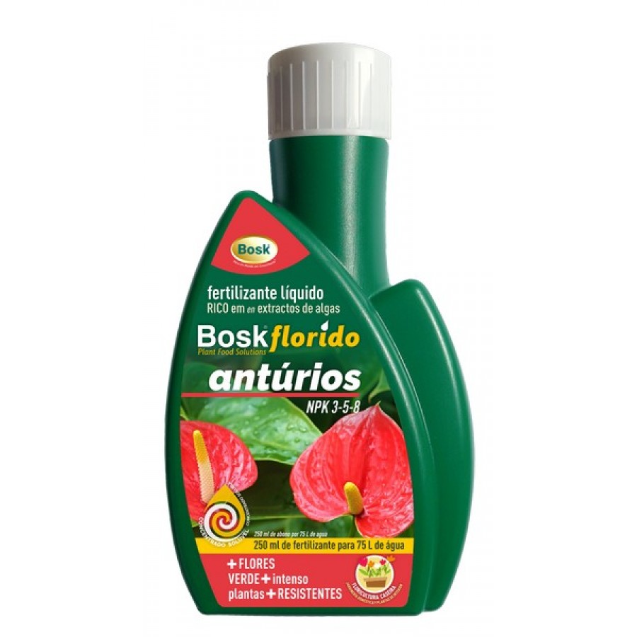ADUBO BOSKFLORIDO ANTURIOS - 250ML ADUBO BOSKFLORIDO ANTURIOS - 250ML