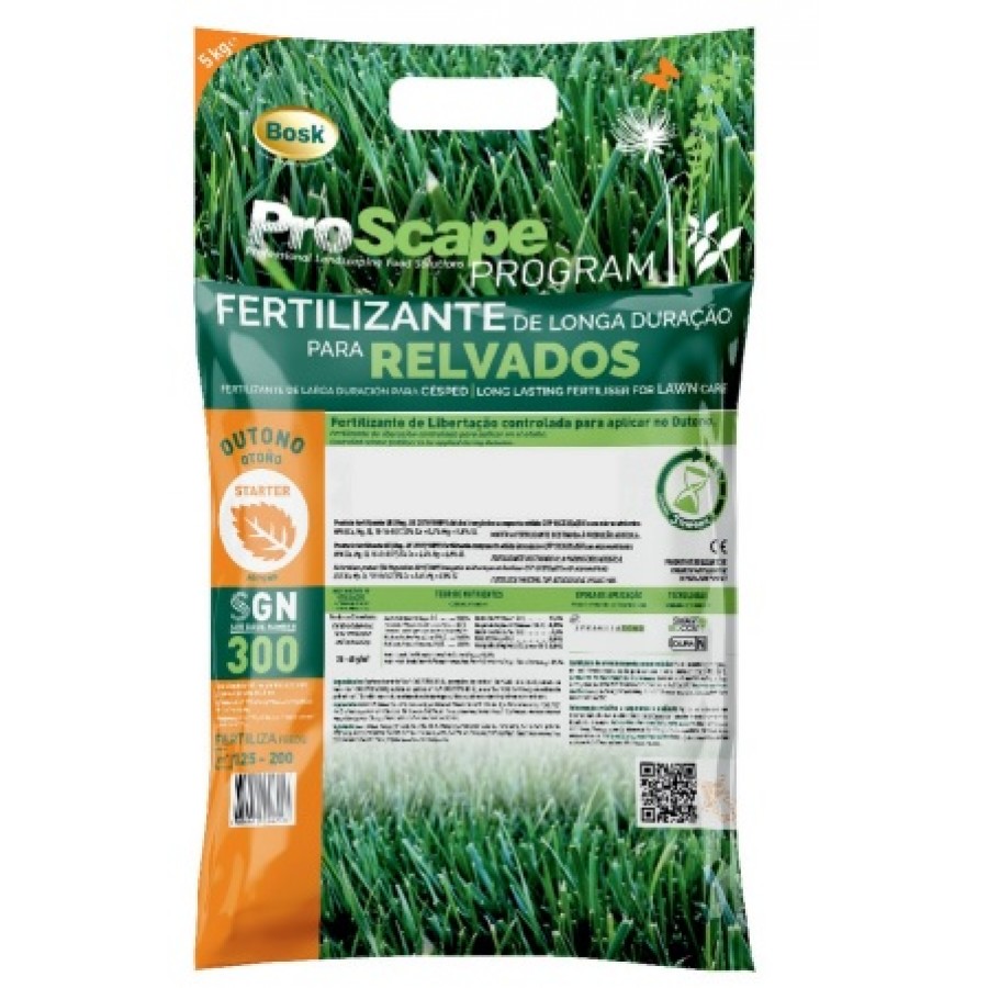 ADUBO BOSKGROW PROSCAPE PROGRAM STARTER/OUTONO 18-20-8 - 5KG ADUBO BOSKGROW PROSCAPE PROGRAM STARTER/OUTONO 18-20-8 - 5KG