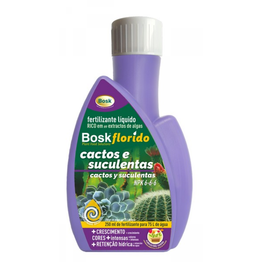 ADUBO BOSKFLORIDO CACTOS E SUCULENTAS -250ML ADUBO BOSKFLORIDO CACTOS E SUCULENTAS -250ML