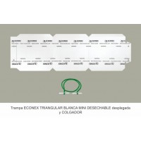 ECONEX ARMADILHA MINI BRANCO TRIANGULAR DESCARTÁVEL ECONEX ARMADILHA MINI BRANCO TRIANGULAR DESCARTÁVEL