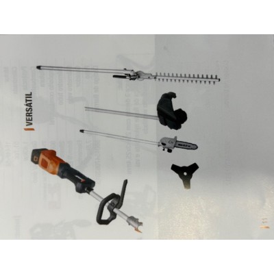 LIKE ROÇADORA MULTIFUNÇOES BATERIA 20 V + 1  BATERIA DE 8Ah