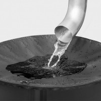 TANQUE DE ÁGUA DA CHUVA DOBRÁVEL, CAPACIDADE DE 250 L. Ø 60 x 90 cm