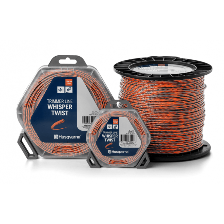 HUSQVARNA FIO NYLON WHISPER TWIST 2.7X210 MT HUSQVARNA FIO NYLON WHISPER TWIST 2.7X210 MT