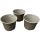 VASO PLASTICO DUO TAUPE - 10,5CM