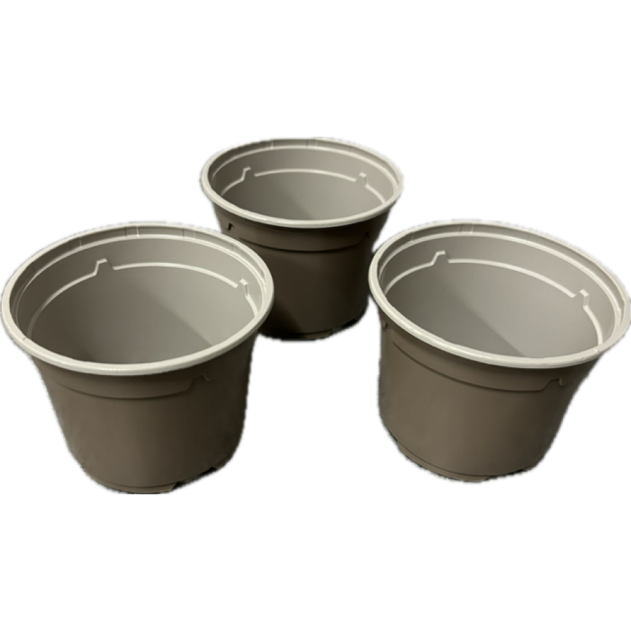 VASO PLASTICO DUO TAUPE - 10,5CM