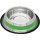 COMEDOURO XS AÇO INOXIDAVEL PRATEADO/VERDE 450ML