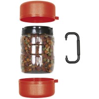 COMEDOURO DE VIAGEM PINTADO VERMELHO 1500ML COMEDOURO DE VIAGEM PINTADO VERMELHO 1500ML