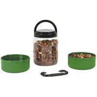 COMEDOURO DE VIAGEM PINTADO VERDE 1500ML COMEDOURO DE VIAGEM PINTADO VERDE 1500ML