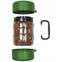 COMEDOURO DE VIAGEM PINTADO VERDE 1500ML COMEDOURO DE VIAGEM PINTADO VERDE 1500ML