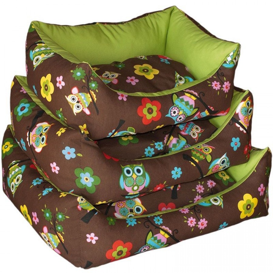 CAMA EM TECIDO MODELO BUHO QUADRADA T2
