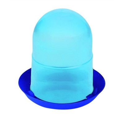 COMEDOURO PINTOS 1 ªIDADE PLASTICO AZUL 1.5 KG