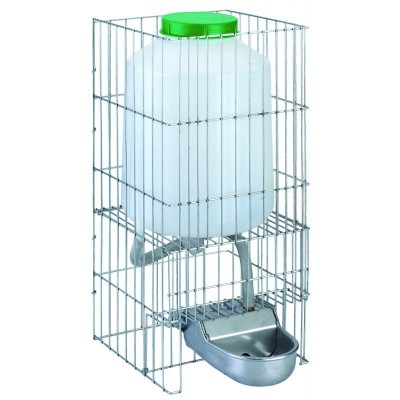 BEBEDOURO CÃES  P-3 ALUMINIO COM DEPOSITO 8L
