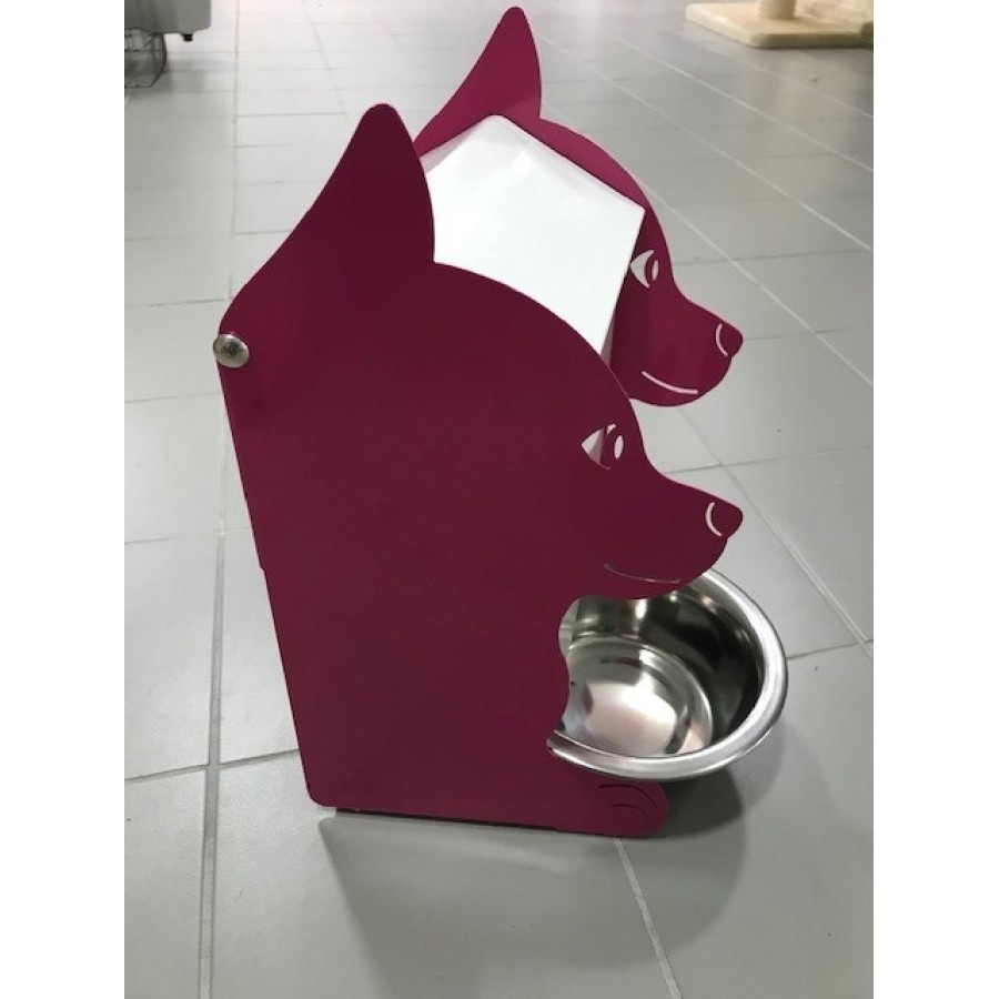 COMEDOURO DOSIPET CÃO MODELO ROSA COMEDOURO DOSIPET CÃO MODELO ROSA