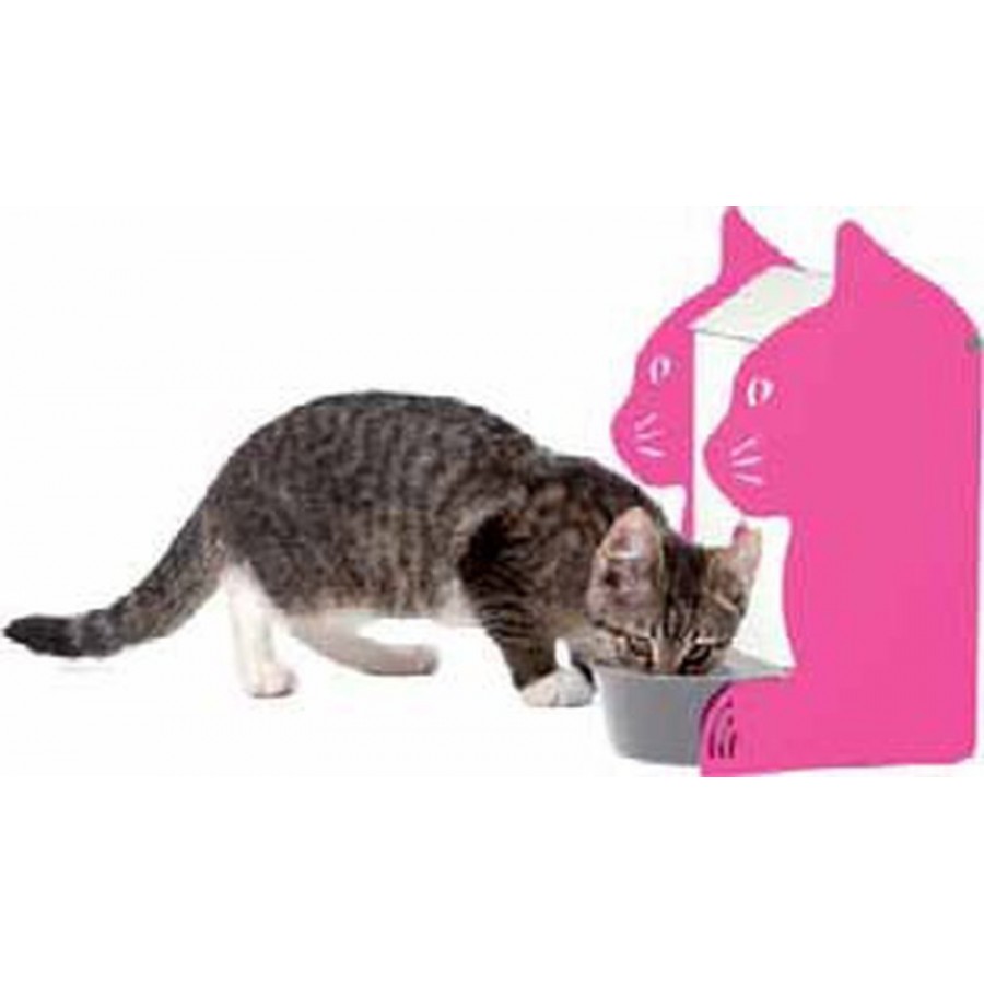COMEDOURO DOSIPET GATOS  MODELO ROSA