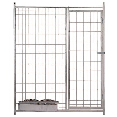 FRENTE DE BOXES REDE 5X10 C/PORTA C/2 COMEDOUROS -1,5MT