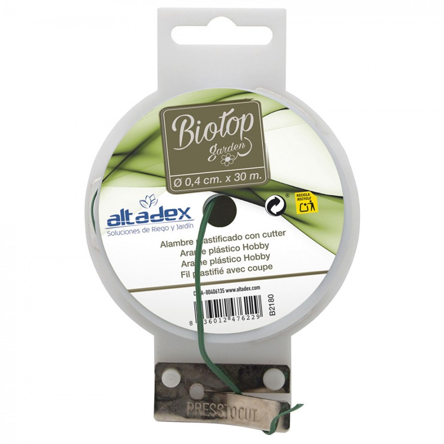 ARAME PLASTIFICADO VERDE, Ø4 mm x 30 m ARAME PLASTIFICADO VERDE, Ø4 mm x 30 m