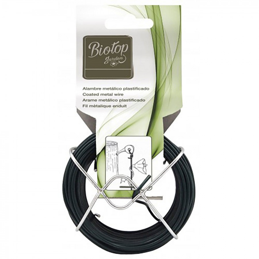 ARAME METALICO PLASTIFICADO VERDE, Ø2 mm x 15 m ARAME METALICO PLASTIFICADO VERDE, Ø2 mm x 15 m