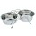 COMEDOURO L DUPLO COM SUPORTE 2 X 2800ML