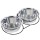 COMEDOURO DUPLO CAES 2.8 LT COM SUPORTE PAREDE