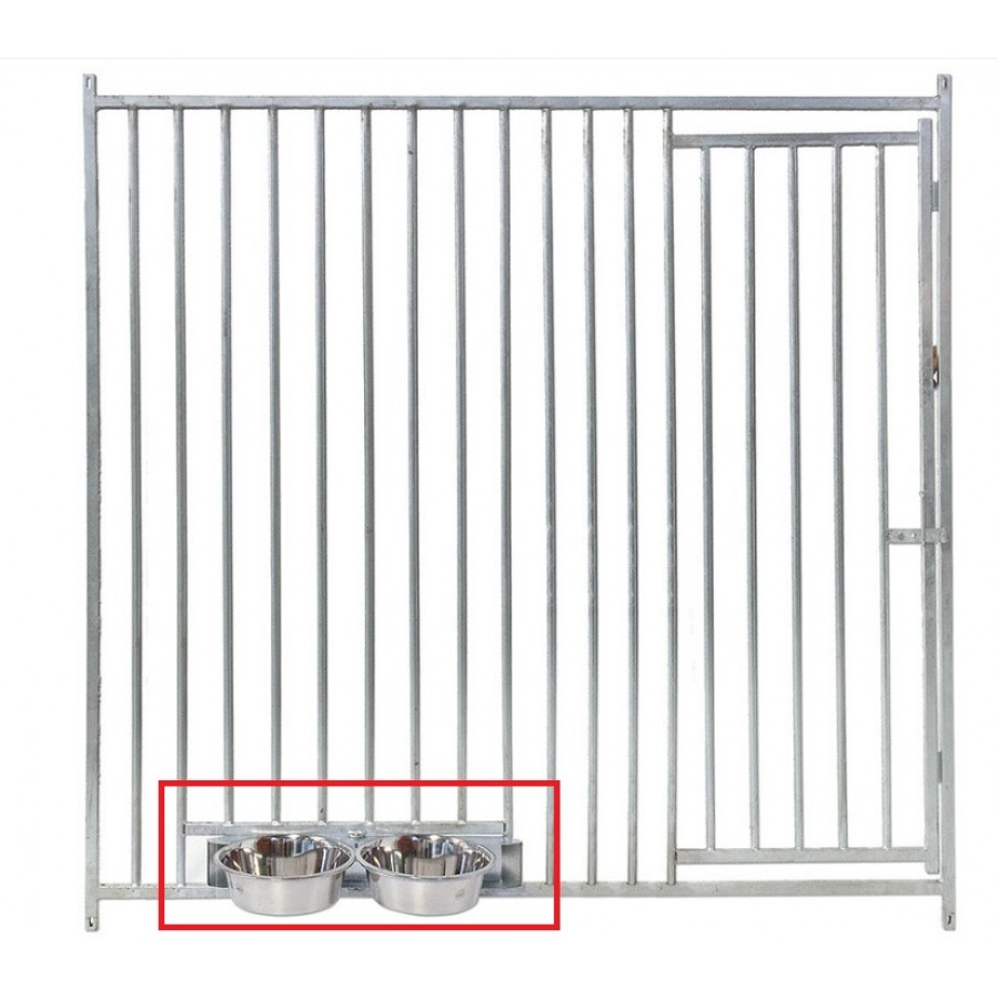 SUPORTE GIRATORIO C/COMEDOUROS PARA FRENTES DE CANIS SUPORTE GIRATORIO C/COMEDOUROS PARA FRENTES DE CANIS