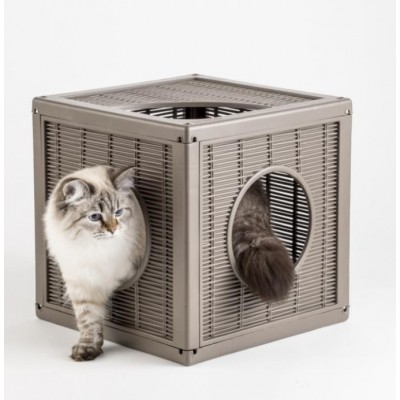 CASINHA PARA GATOS QUBLO MODULAR  CASTANHA