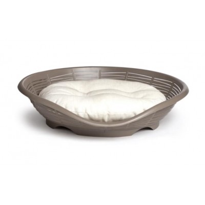 CAMA PASHA COM ALMOFADA CASTANHA