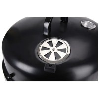 CHURRASQUEIRA TIPO BARRIL ESPECIAL DEFUMADO COR PRETO