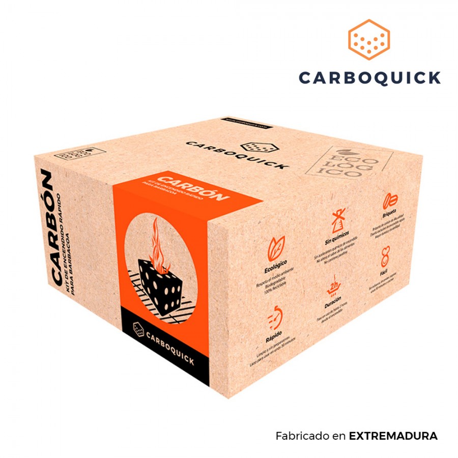 CARVÃO KIT PRÁTICO PARA CHURRASCOS CARBOQUICK CARVÃO KIT PRÁTICO PARA CHURRASCOS CARBOQUICK
