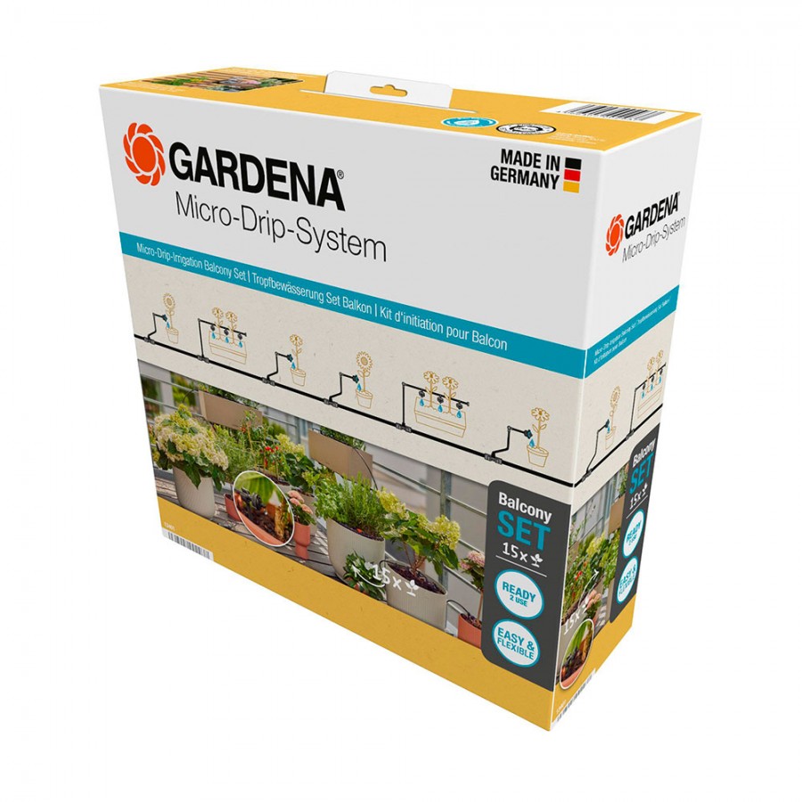 GARDENA KIT INICIAL DE REGA PARA VARANDAS GARDENA KIT INICIAL DE REGA PARA VARANDAS
