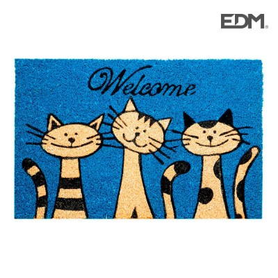 TAPETE 60X40CM MODELO GATOS