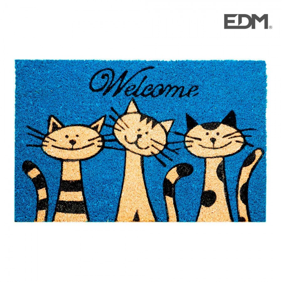 TAPETE 60X40CM MODELO GATOS TAPETE 60X40CM MODELO GATOS
