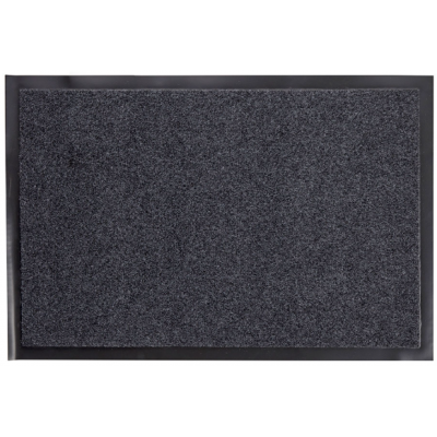 TAPETE PRETO ANTIDERRAPANTE EDM  60X40CM