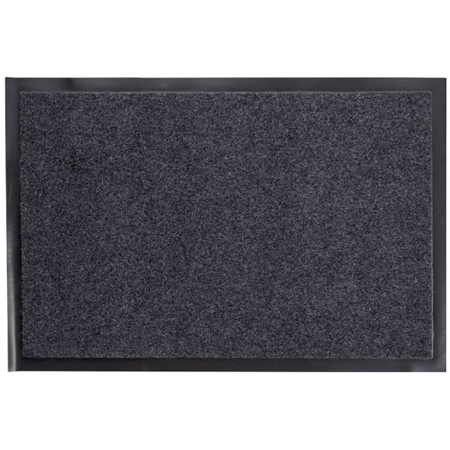 TAPETE PRETO ANTIDERRAPANTE EDM  60X40CM