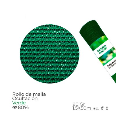 REDE DE SOMBRA 80% 90GR/M2  - ROLO 1.5 X 50 MT